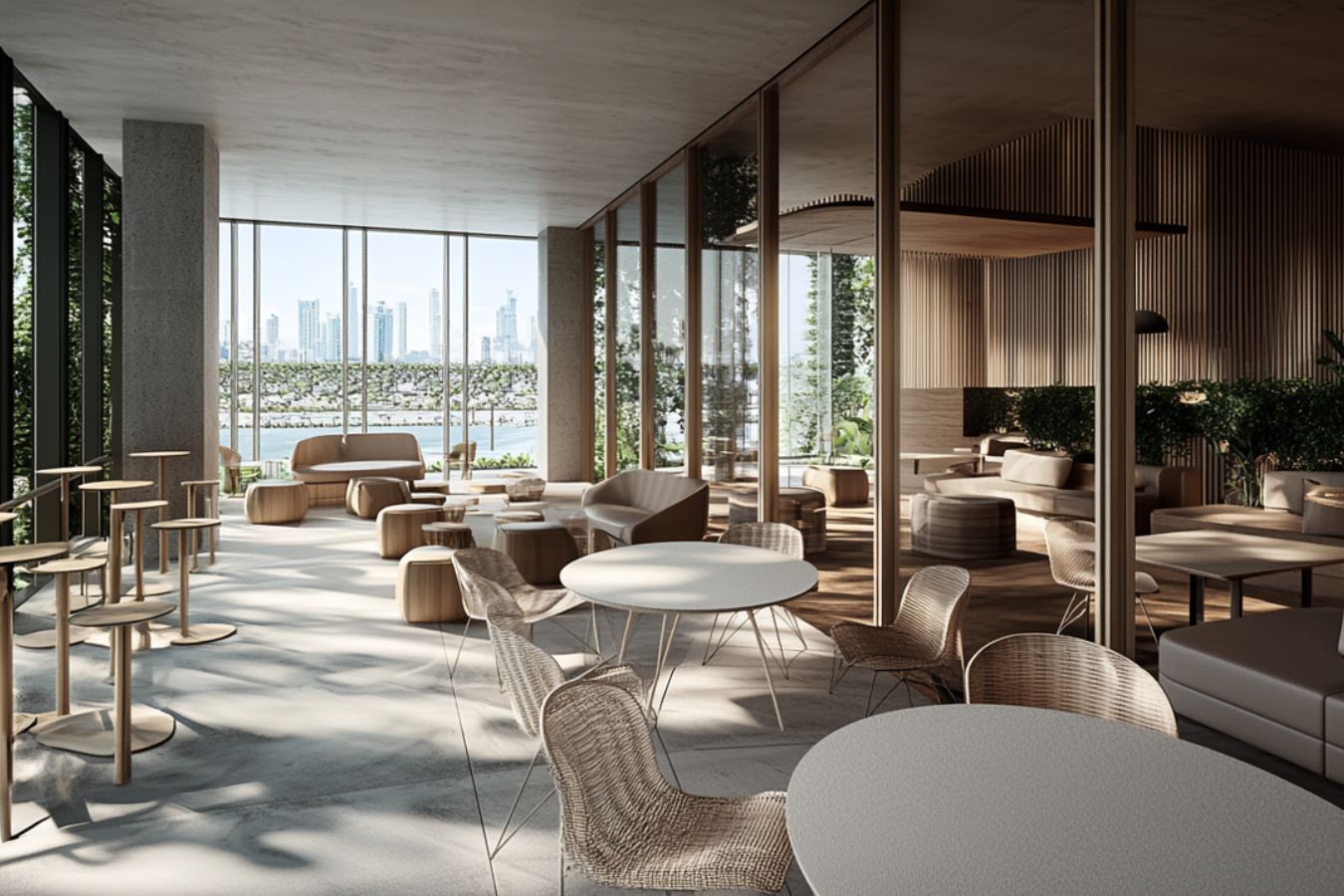 Claure Corporate Project - Hospitality-inspired amenity lounge for collaboration and informal meetings - Ai Spaces.jpg